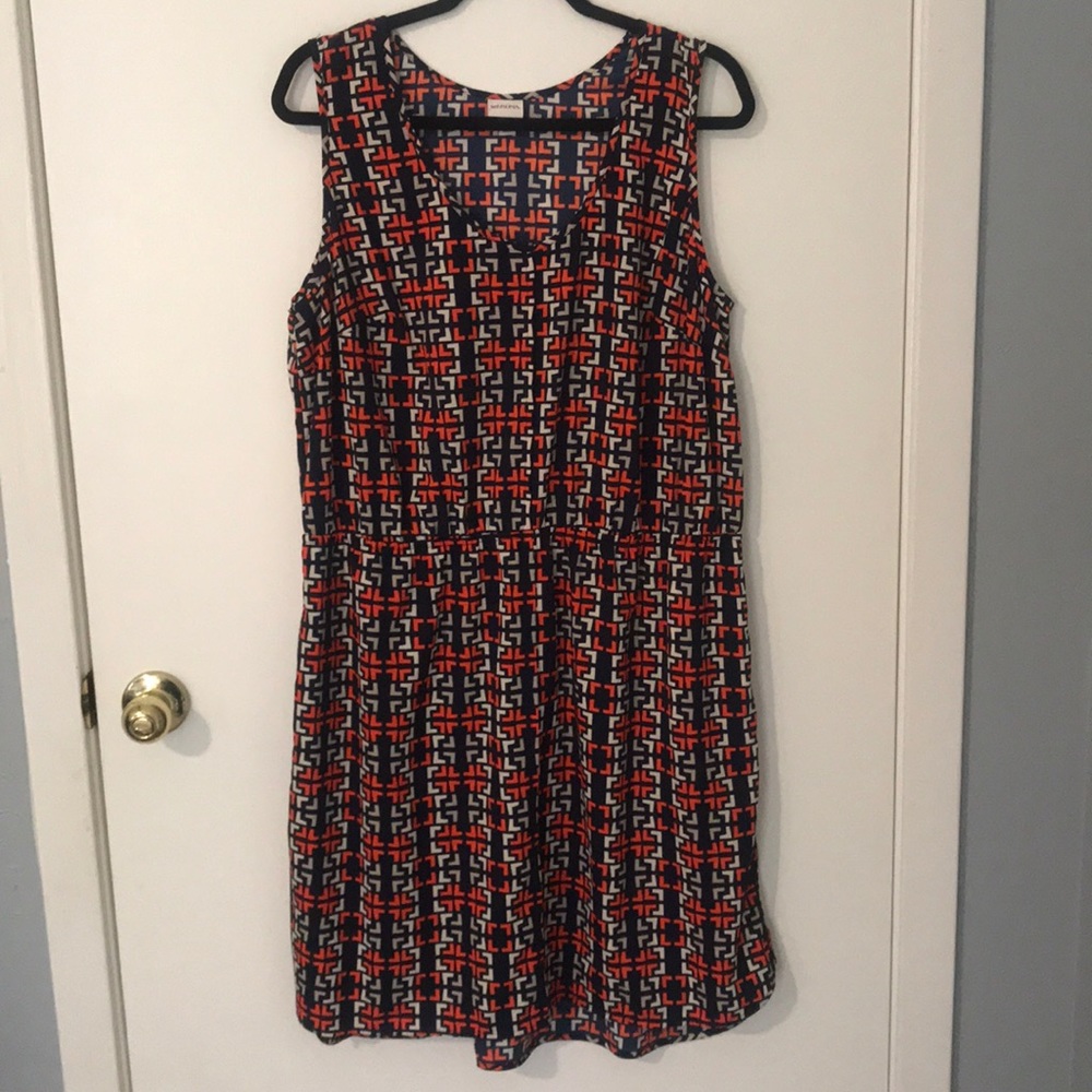 Fun geometric Merona tank dress
